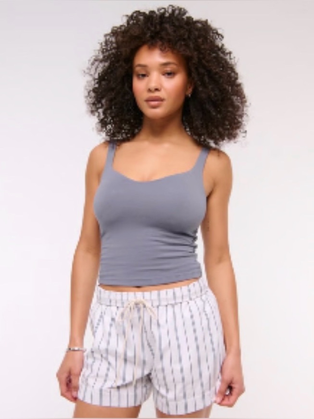 NWT Bra Free Gray Sweetheart Tank